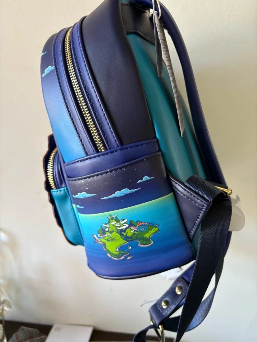 Loungefly Peter Pan Ride Mini Backpack Never Used WDW